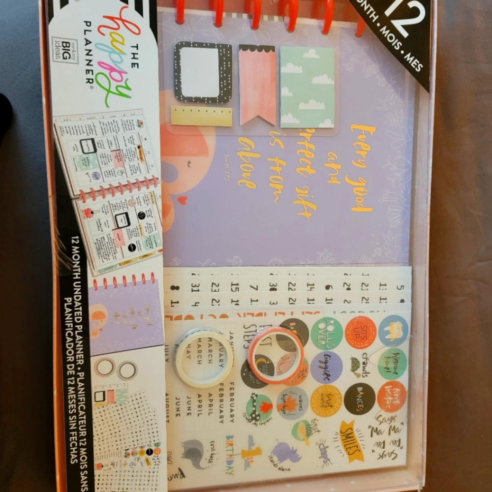 NWT Happy Planner Baby Girl Boxed Set